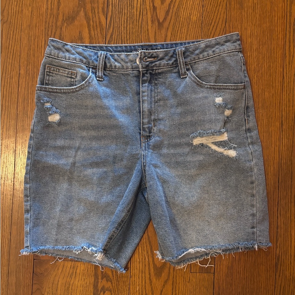 Wild Fable Light Blue Distressed Jean Shorts